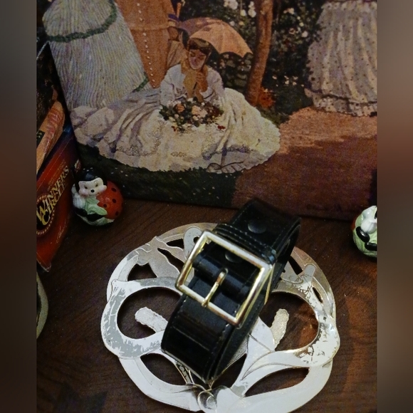 🚂Like New! Boston Patent Leather Belt🚘🚜🚛✈️Size 36,🇺🇸MADE in AMERICA 🛳⛴️ - Picture 6 of 7